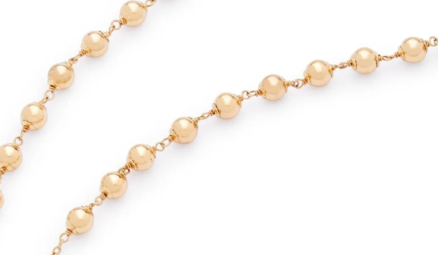 Rosaries made with gold knots